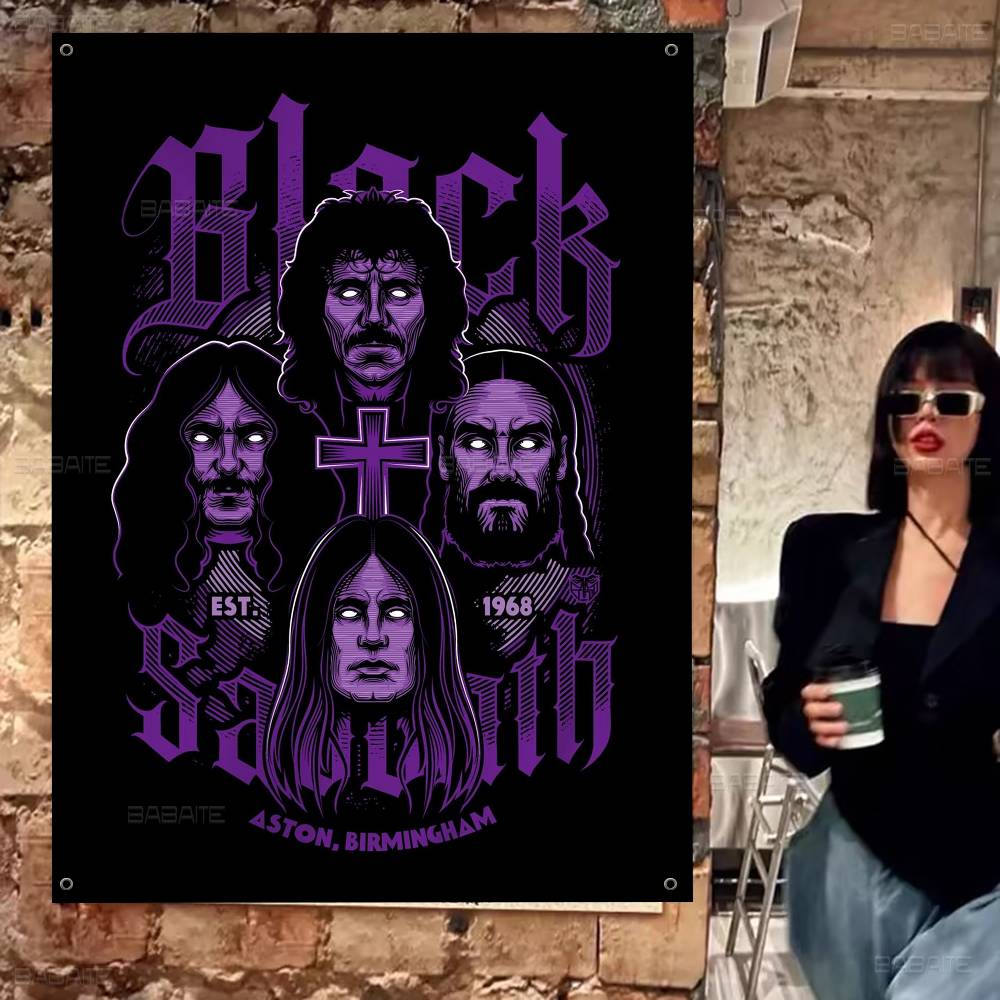 Commercial Printing Company - Black Sabbath Heavy Metal Усовершенствованная печать