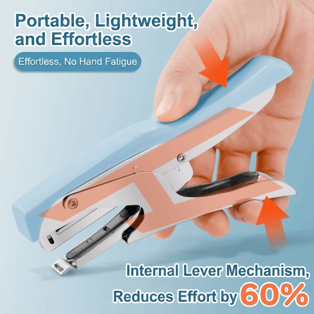 Stapler Heavy Duty - Ручной металлический степлер с рычажным механизмом,