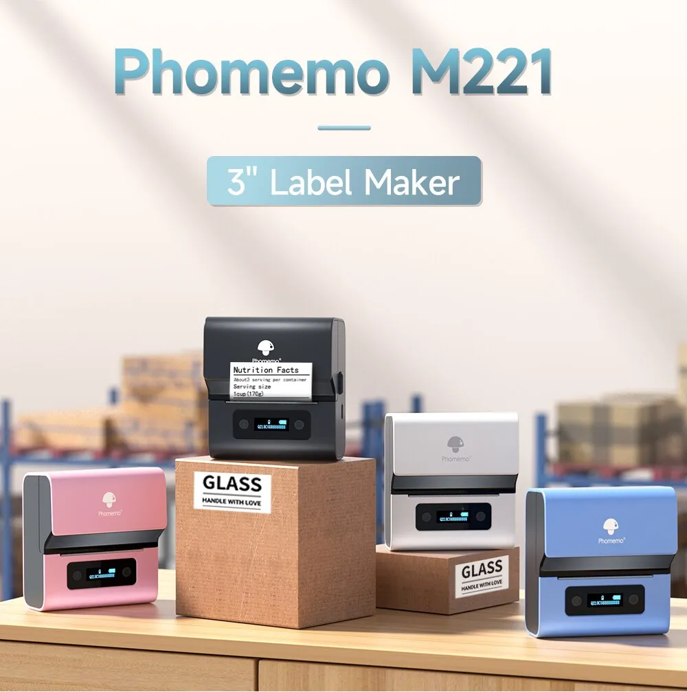 Real Phomemo M221 3-дюймовый в – обзор и цена Label Maker