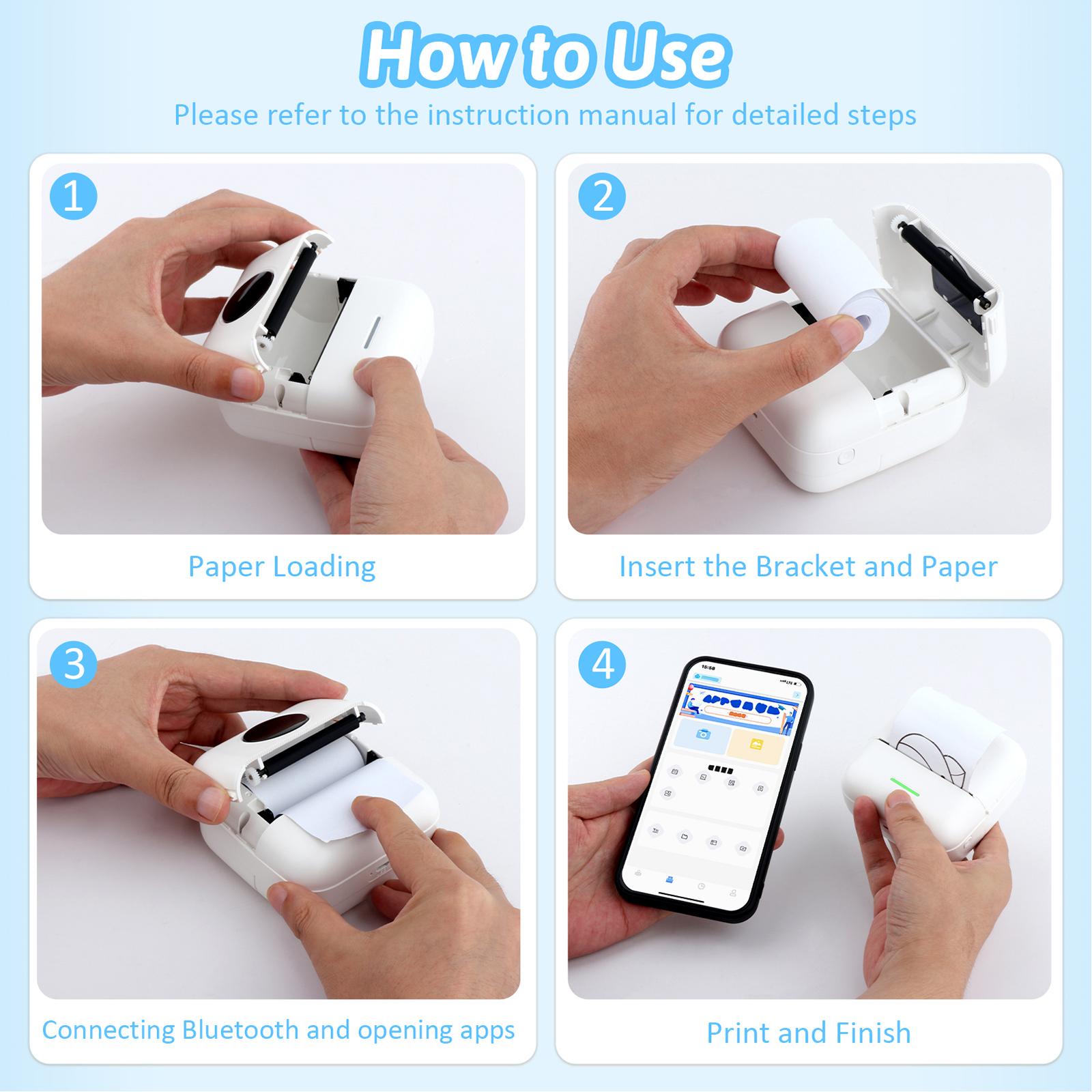 Портативный термопринтер с 10  – обзор и цена Printer Paper