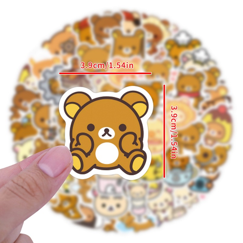 Набор наклеек Bandai Rilakkuma – обзор и цена Printer Paper