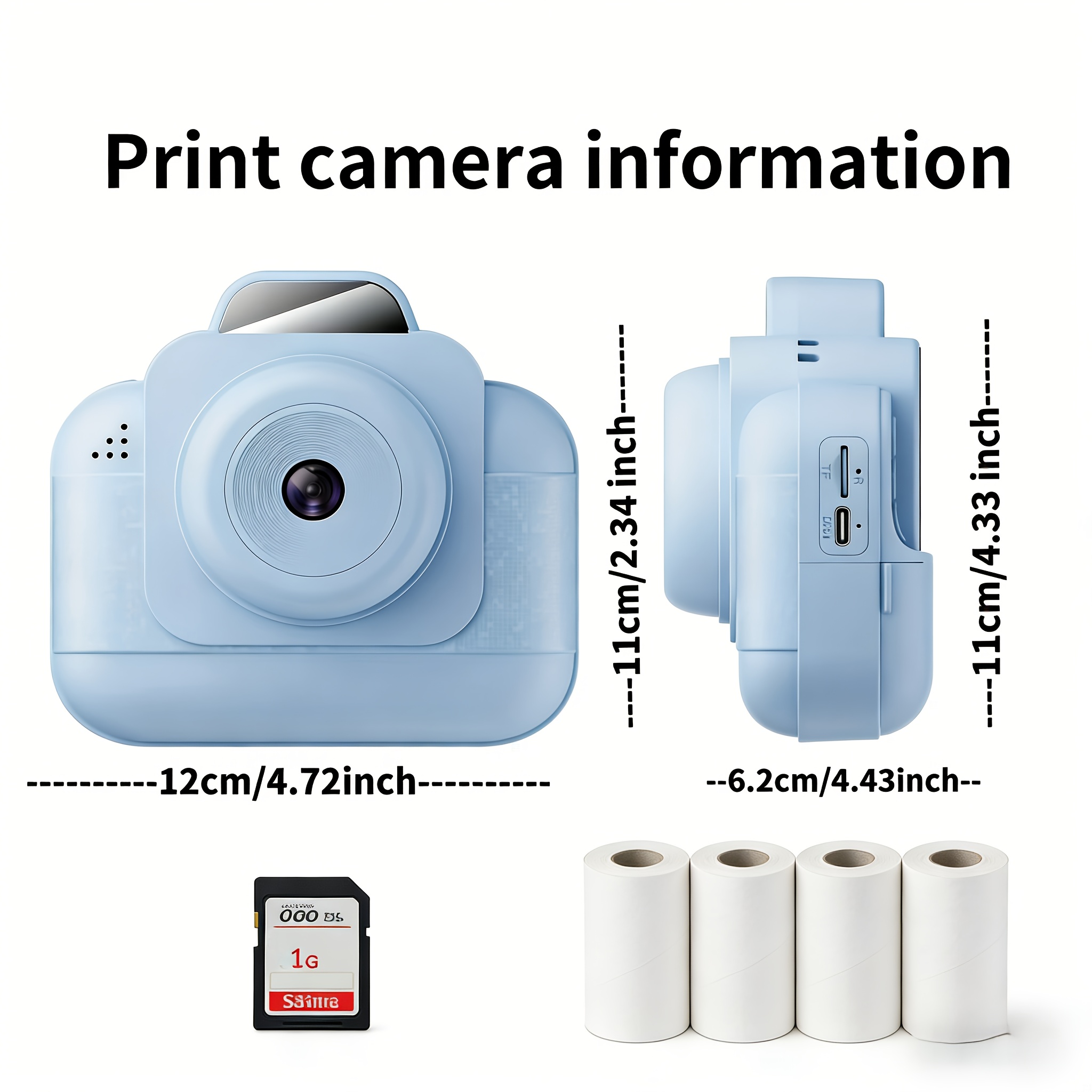 Портативный фотопринтер (синий – обзор и цена Printer Paper