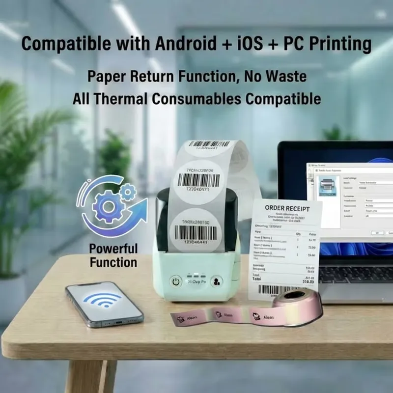 Миниатюрный 58-миллиметровый т – обзор и цена Label Printer