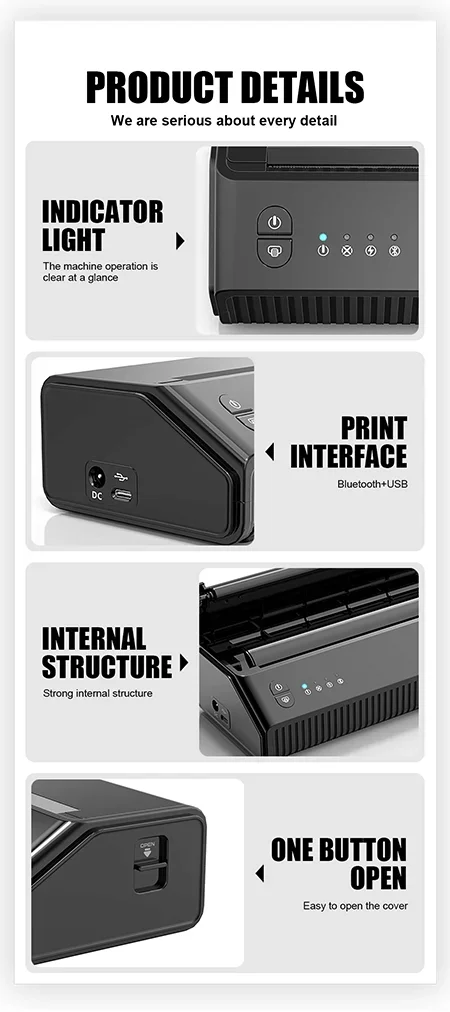 MHT-P8008 термотрансферная маш – обзор и цена Thermal Printer